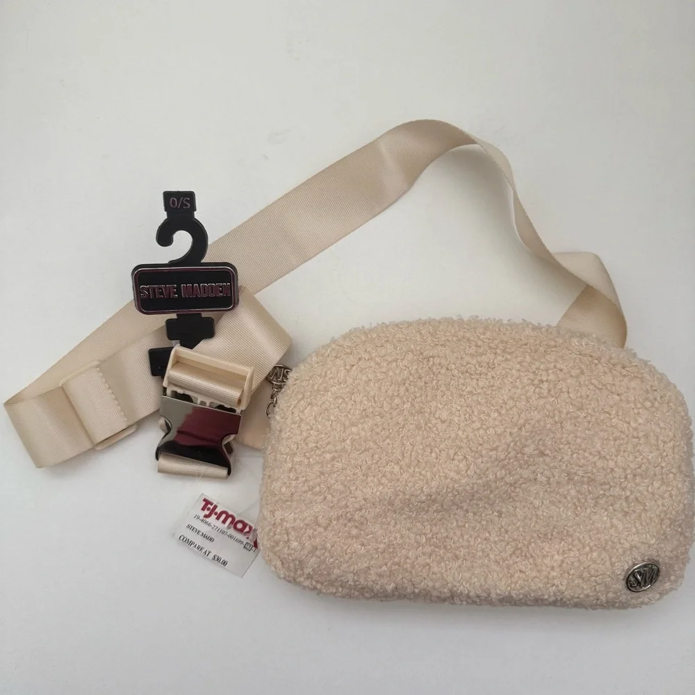 NWT | Sherpa Fanny Pack Bundle | Steve Madden + Luxe & Willow - Picture 8 of 13